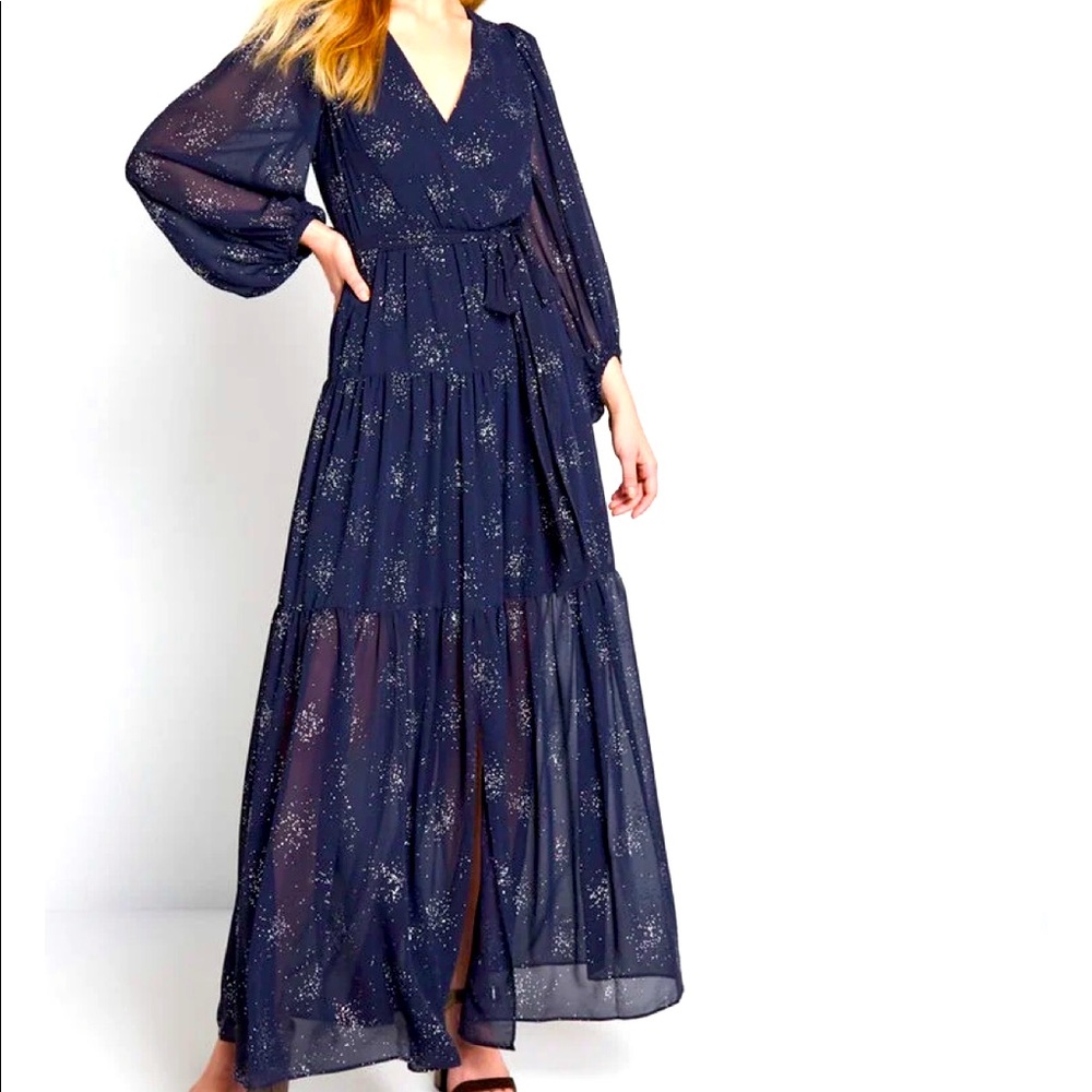 ModCloth Chiffon Maxi Dress